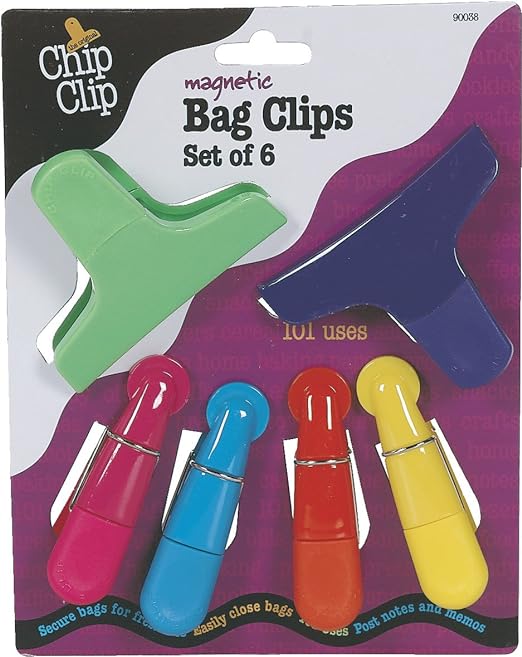 Magnetic Bag Clip Set of 6