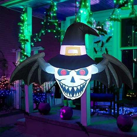 FT Length Inflatable Bat Winged Demon’s Head