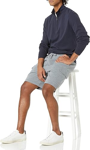 Men's Cargo Fleece Short Heather Grey