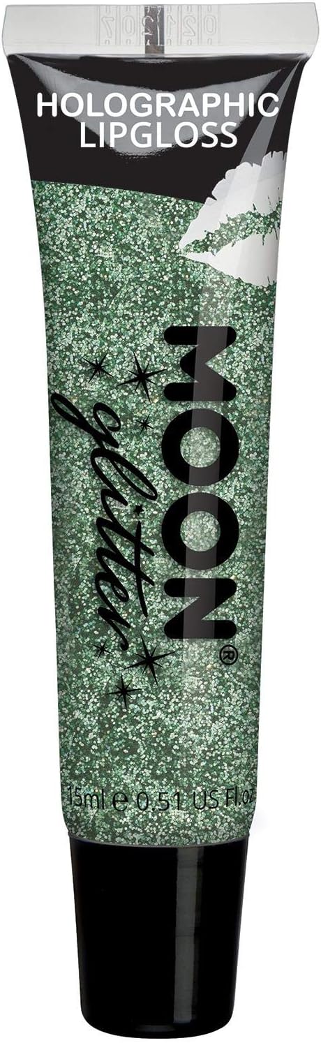 Holographic Fine Glitter Lipgloss,5g green