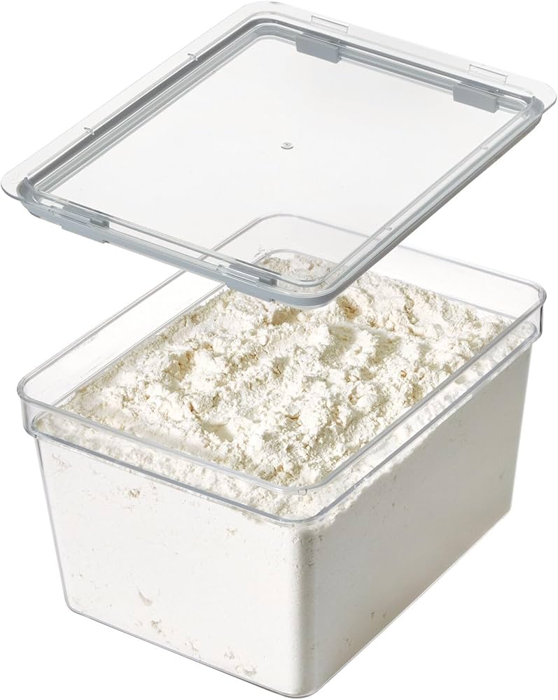 iD Fresh Large Tall Short Dry Goods Bin Clear