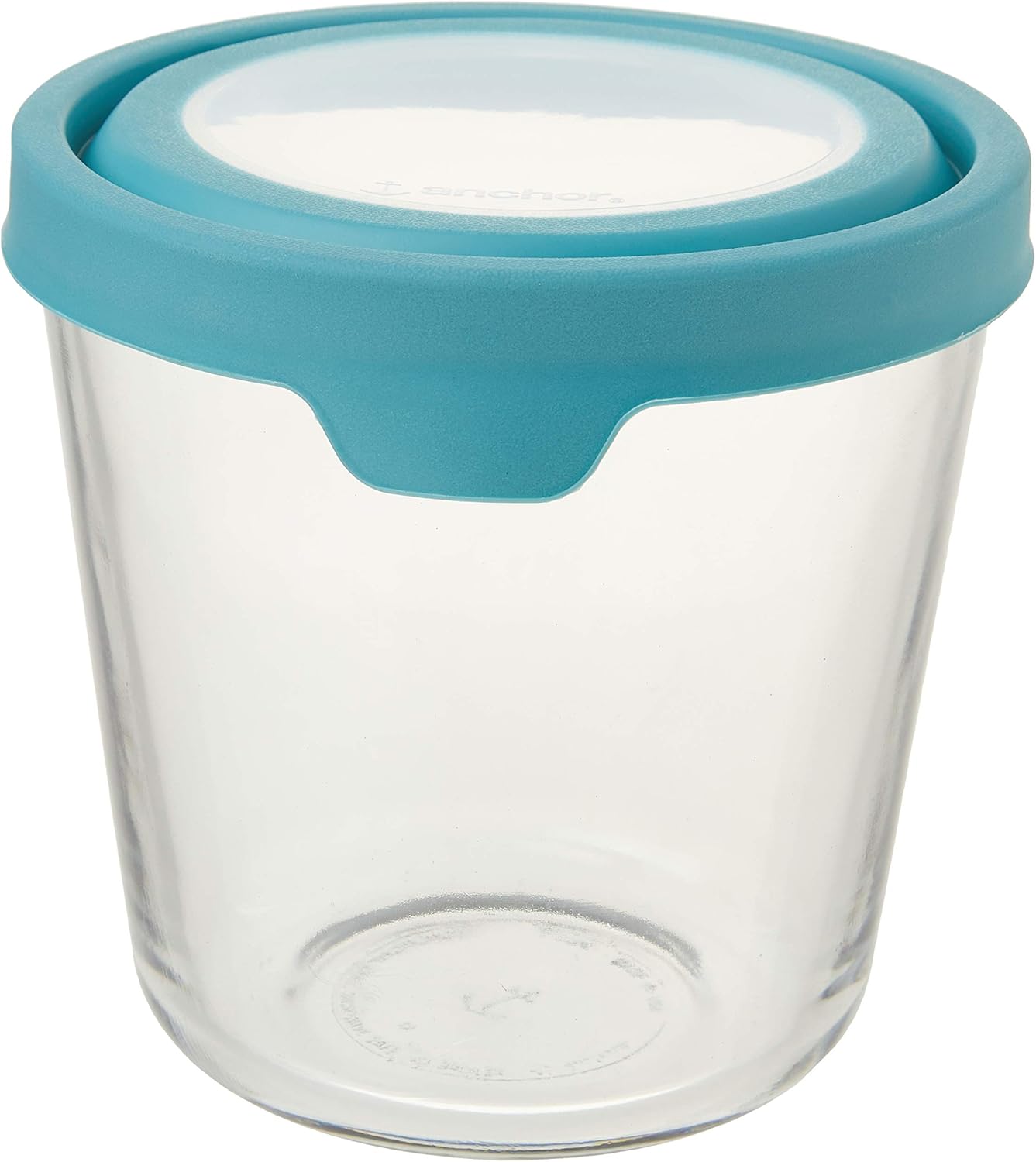 Glass Food Storage, 7-Cup Tall, Mineral Blue