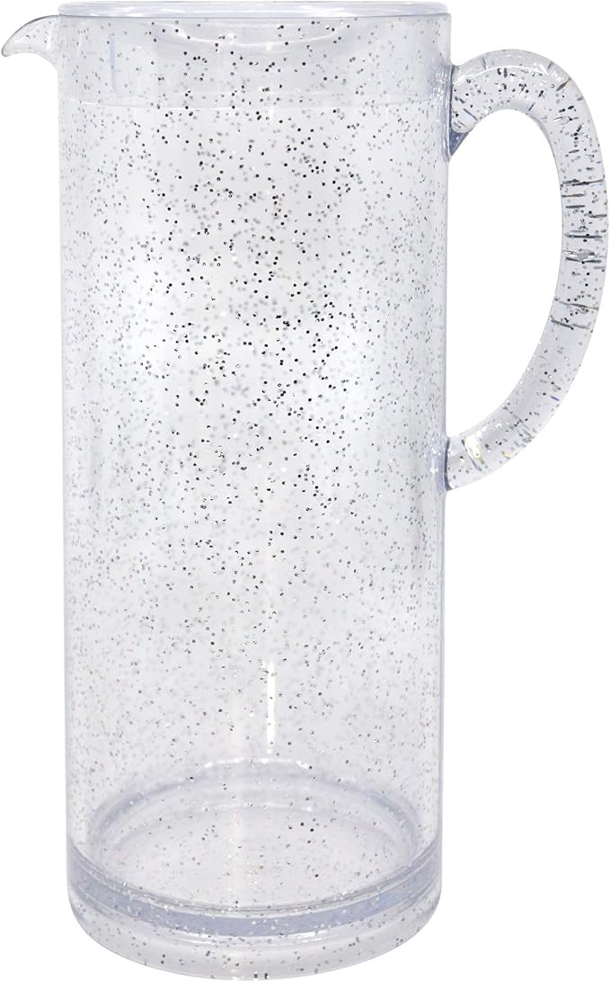 60 oz Glitter Pitcher With Lid