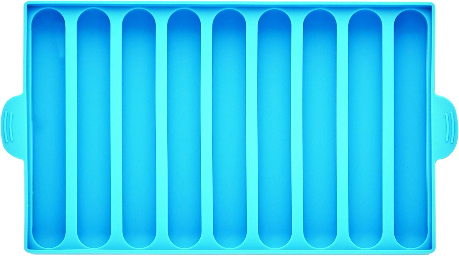 Pro Silicone Ice Cube Trays with Lid, 4-Piece, Blue