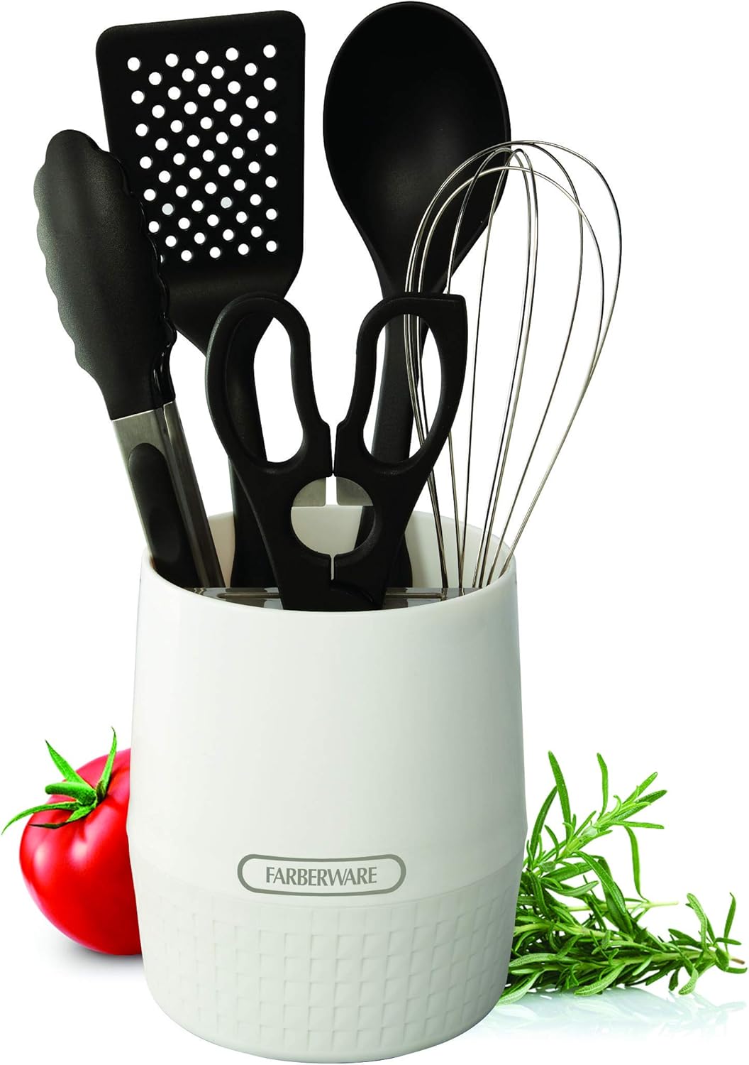 Classic Crock with Knife and Tool Holder