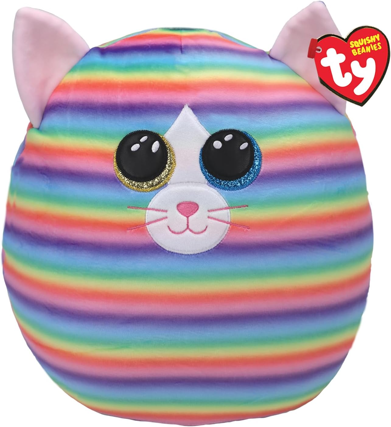 HEATHER - cat rainbow squish 10"