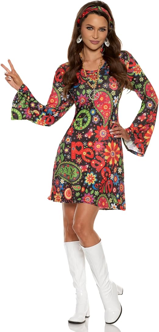 60's Peace Sign Dress