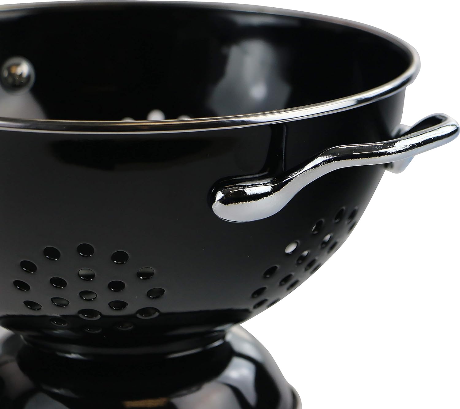 1,5QT Colander Black