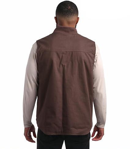 Duck Canvas Vest Brown
