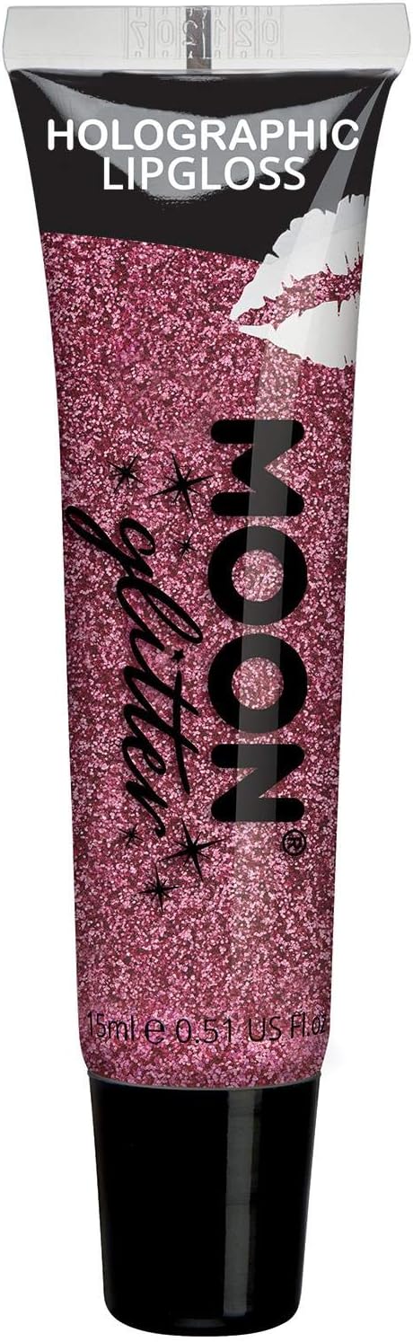 Holographic Fine Glitter Lipgloss,5g Pink