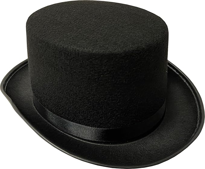 Black Felt Top Hat