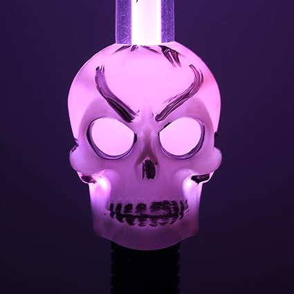 Flashing Large Globe Skull Sword