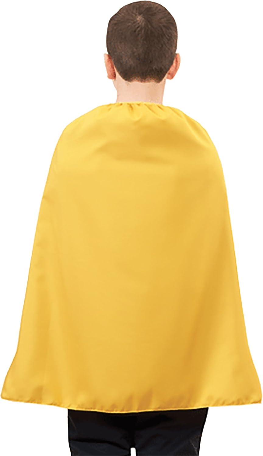 26 " Yellow Superhero Child Cape
