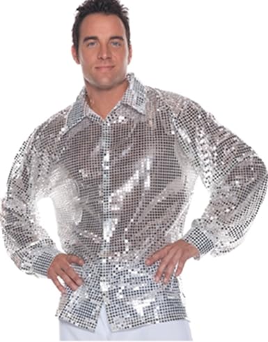Silver Sequin Shirt