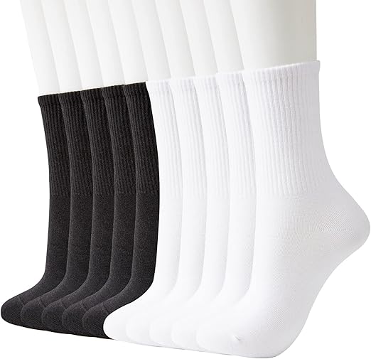 6pk Ladies Crew Socks