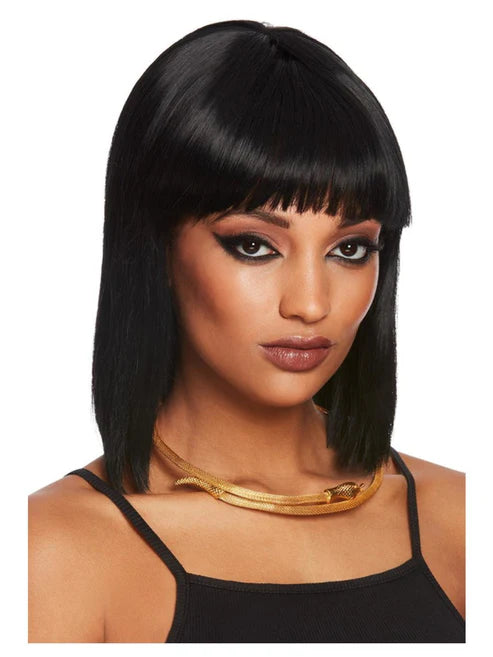 Egyptian Snake Wraparound Necklace, Gold