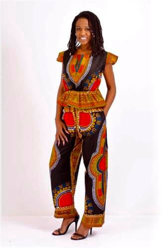 Dasiki 2pcs set Etnia Negra