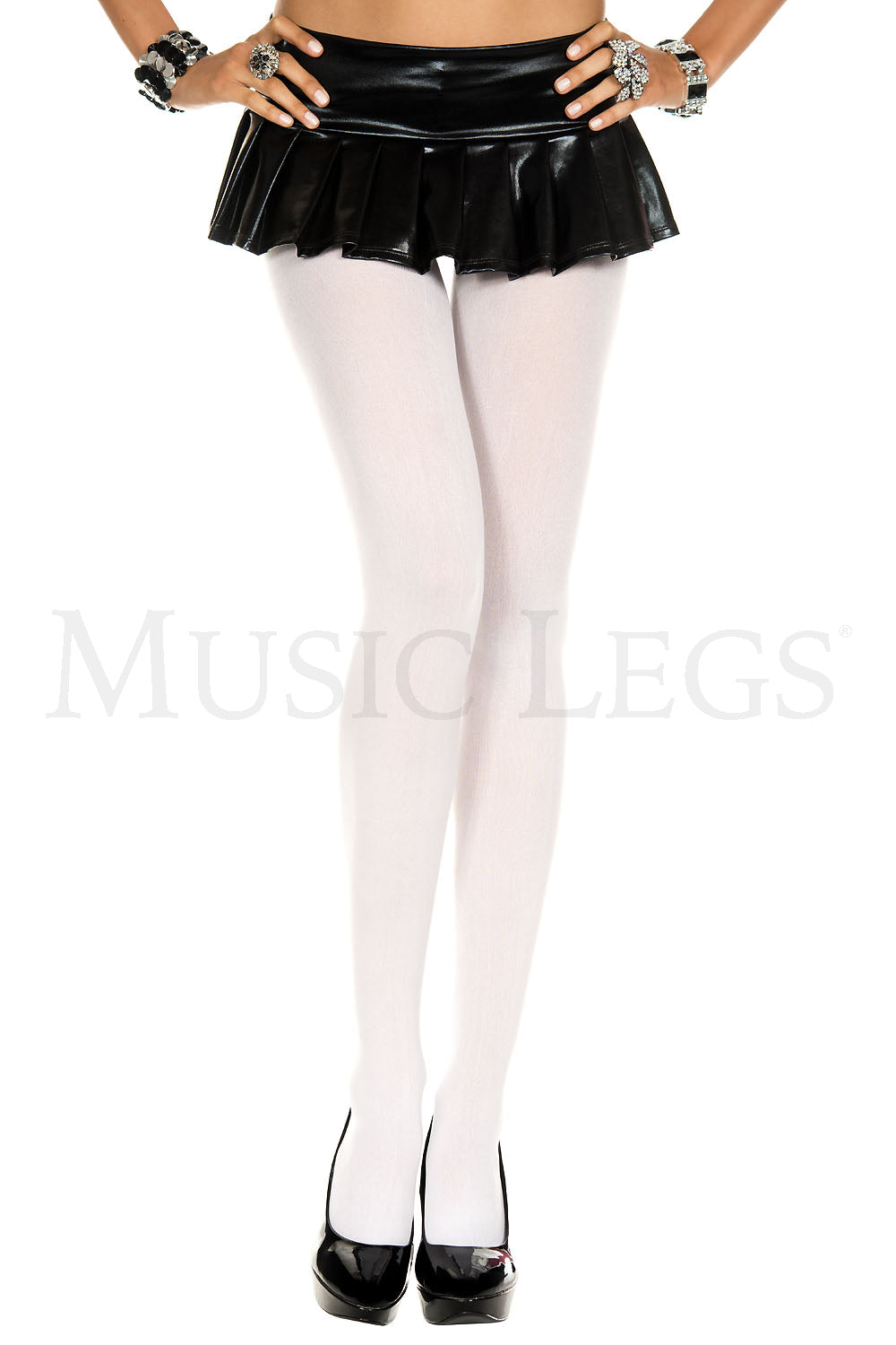Opaque Tights White