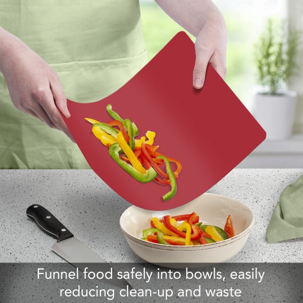 Flexible Red Cutting Mats Set 2
