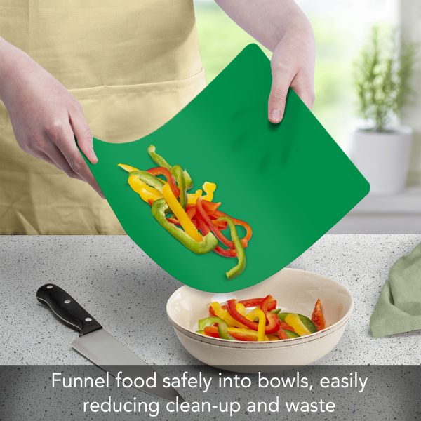 Flexible Green Cutting Mats Set 2
