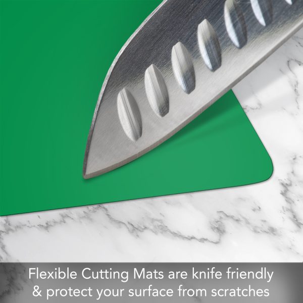 Flexible Green Cutting Mats Set 2