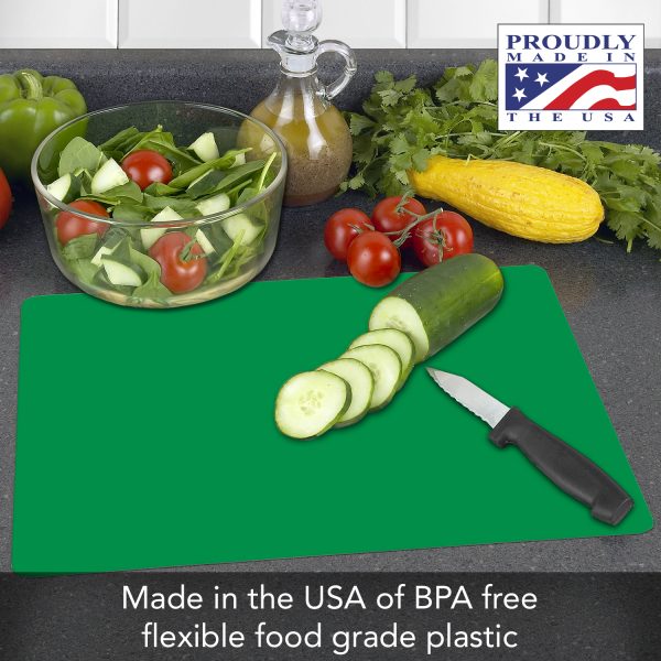 Flexible Green Cutting Mats Set 2