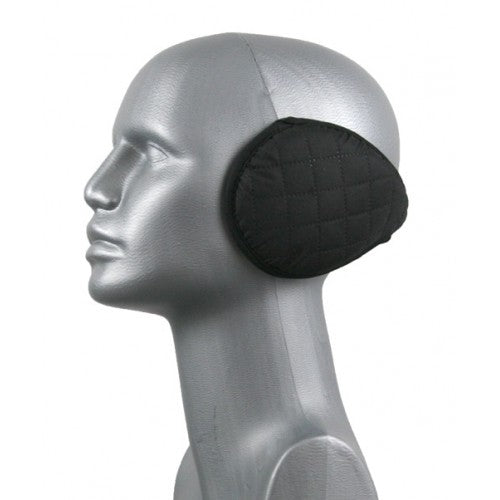 QUILTED BACK-WRAP EAR WARMER - BLACK ONLY