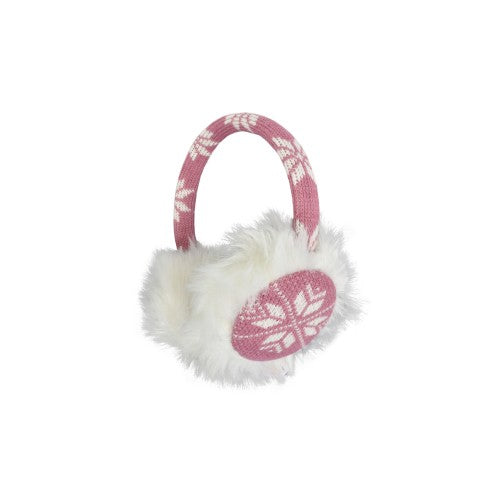 SNOWFLAKE & FUR EAR WARMER IN 6 COLORS
