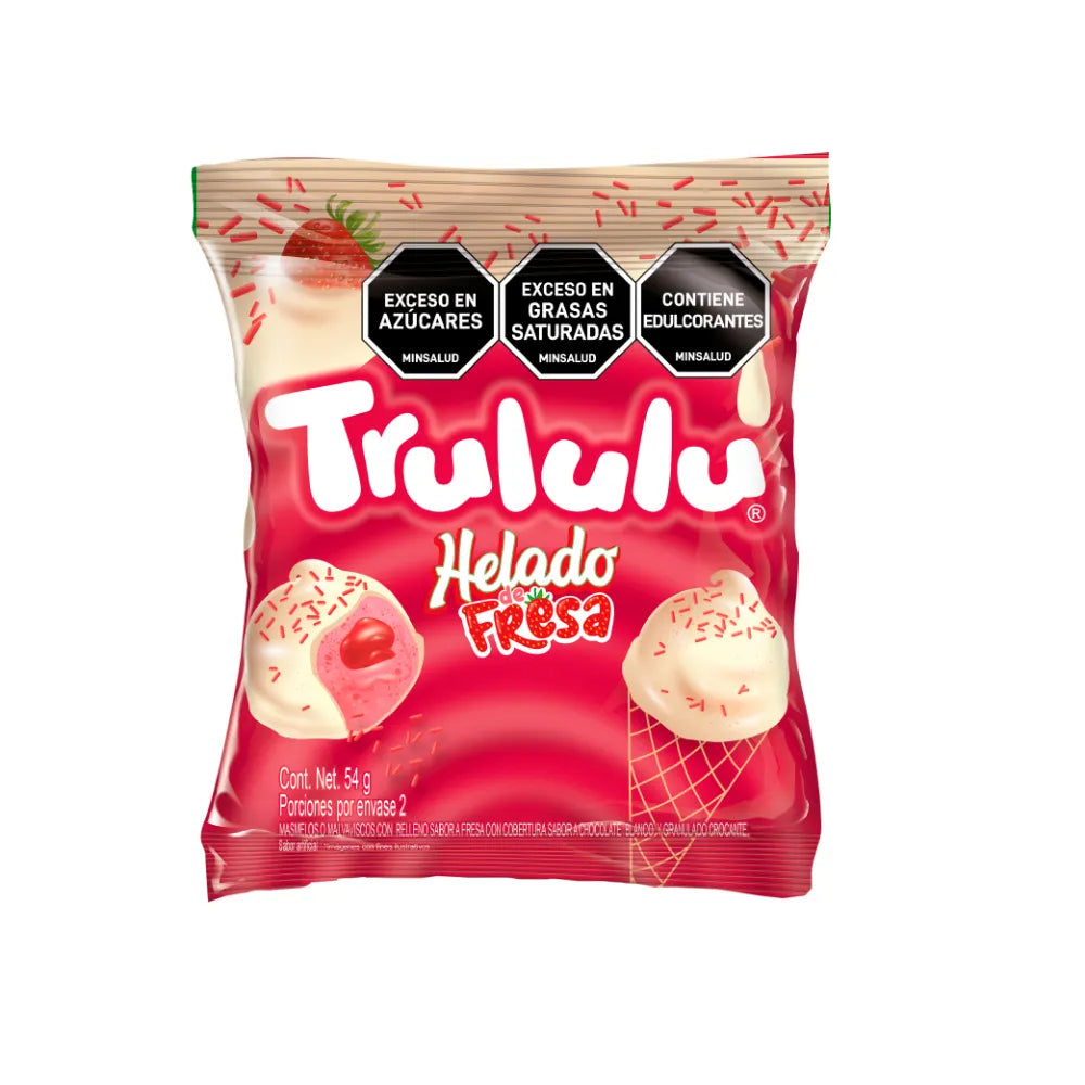 Trululu Helado Fresa 54g