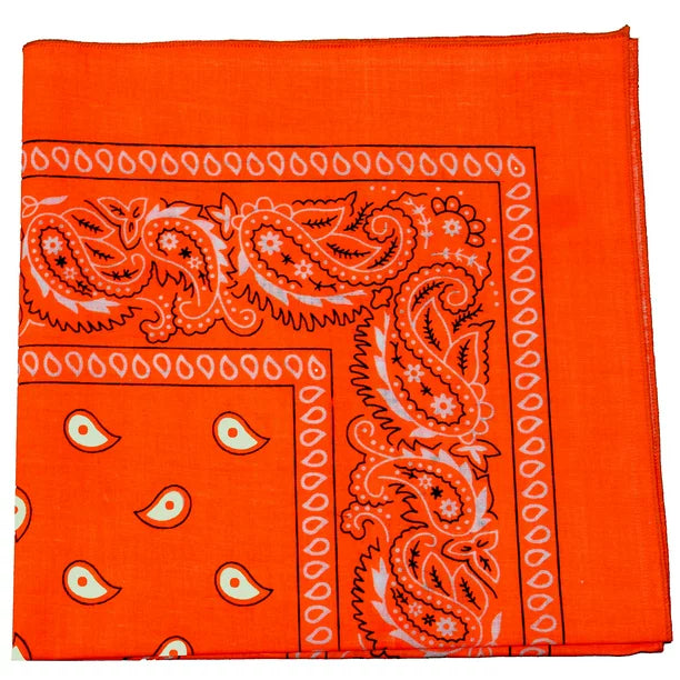 Neon Orange Bandana