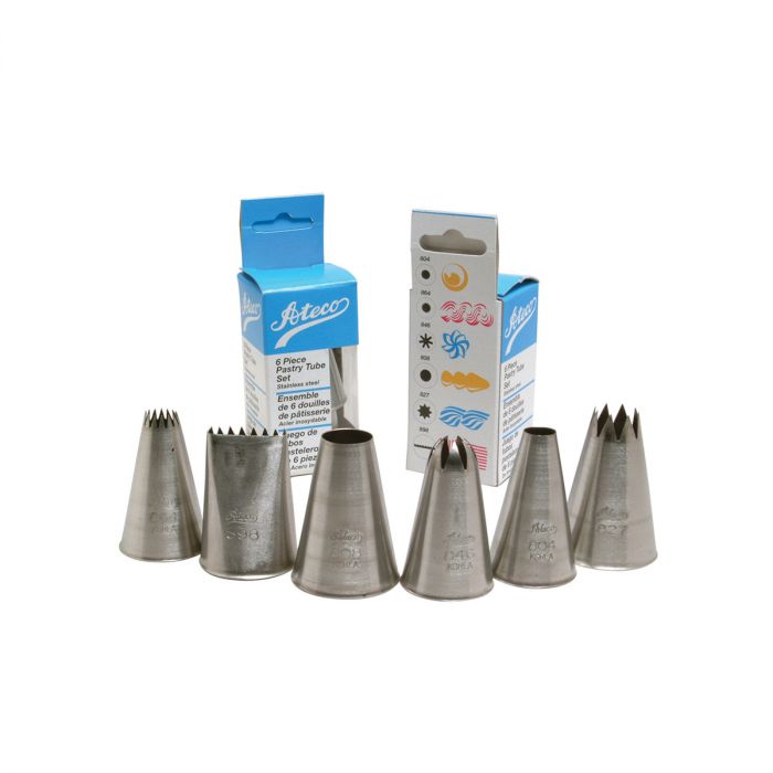 Pastry Tubes, Set of 6