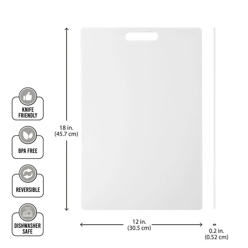 12X18 Thin Poly Board - White