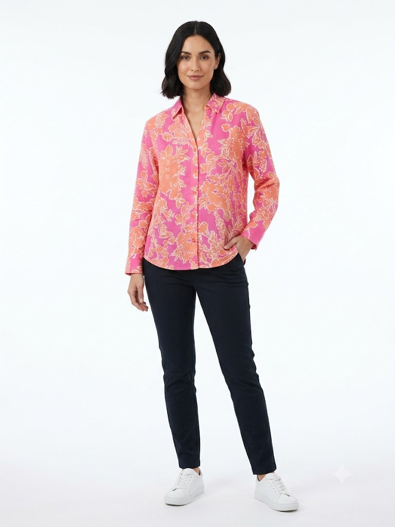 Blouse Pink-Orange - Ninety