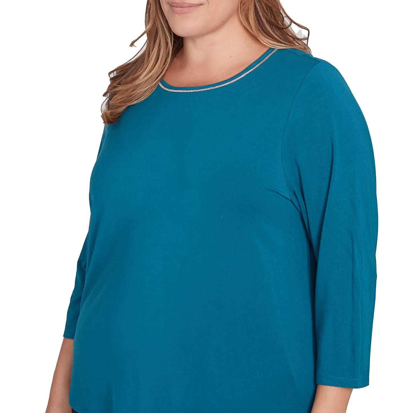 Plus Micro Bead Chain Stretch Solid Top Adriate - Ruby Rd
