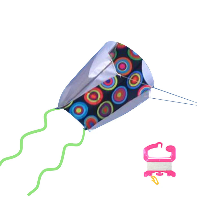 X Kites Pocket Kite Circles Nylon Kite, 21 Inches Wide