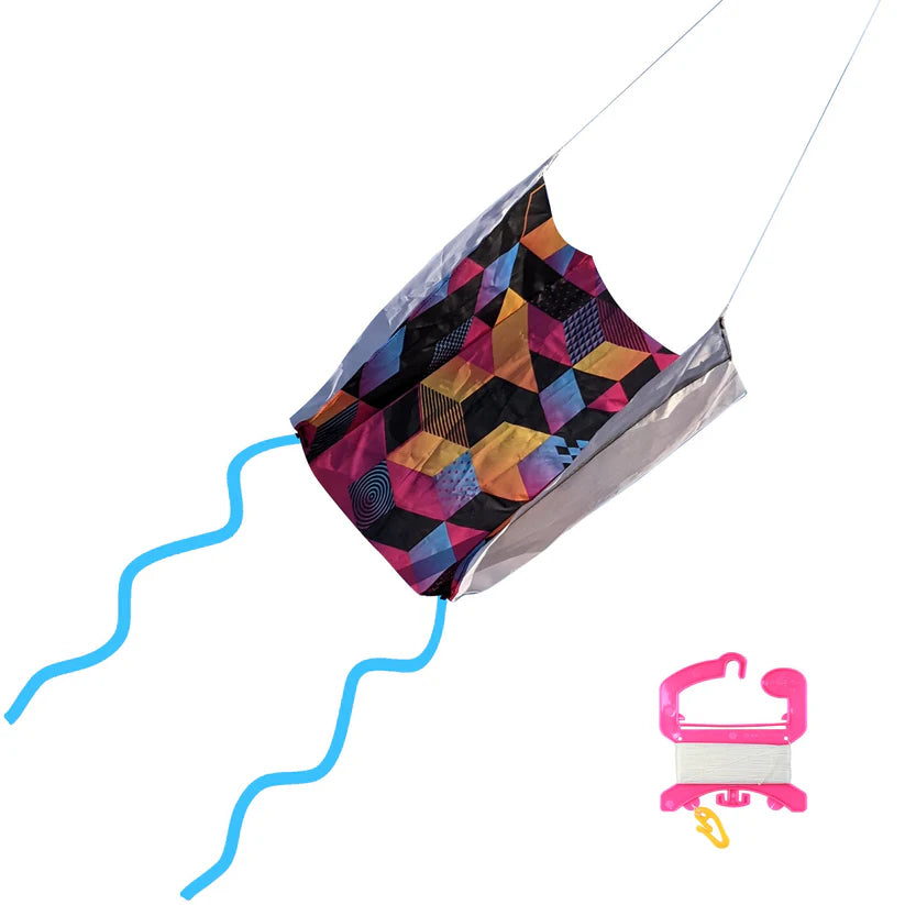 X Kites Pocket Kite Isometric Nylon Kite, 21 Inches Wide