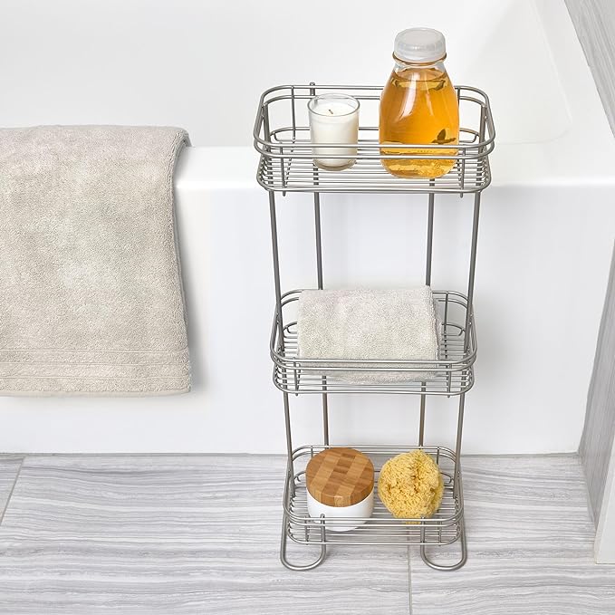 Weston 3 - Tier Shelf Satin