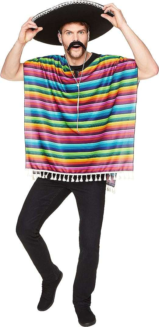 Mexican Poncho, Multicolor