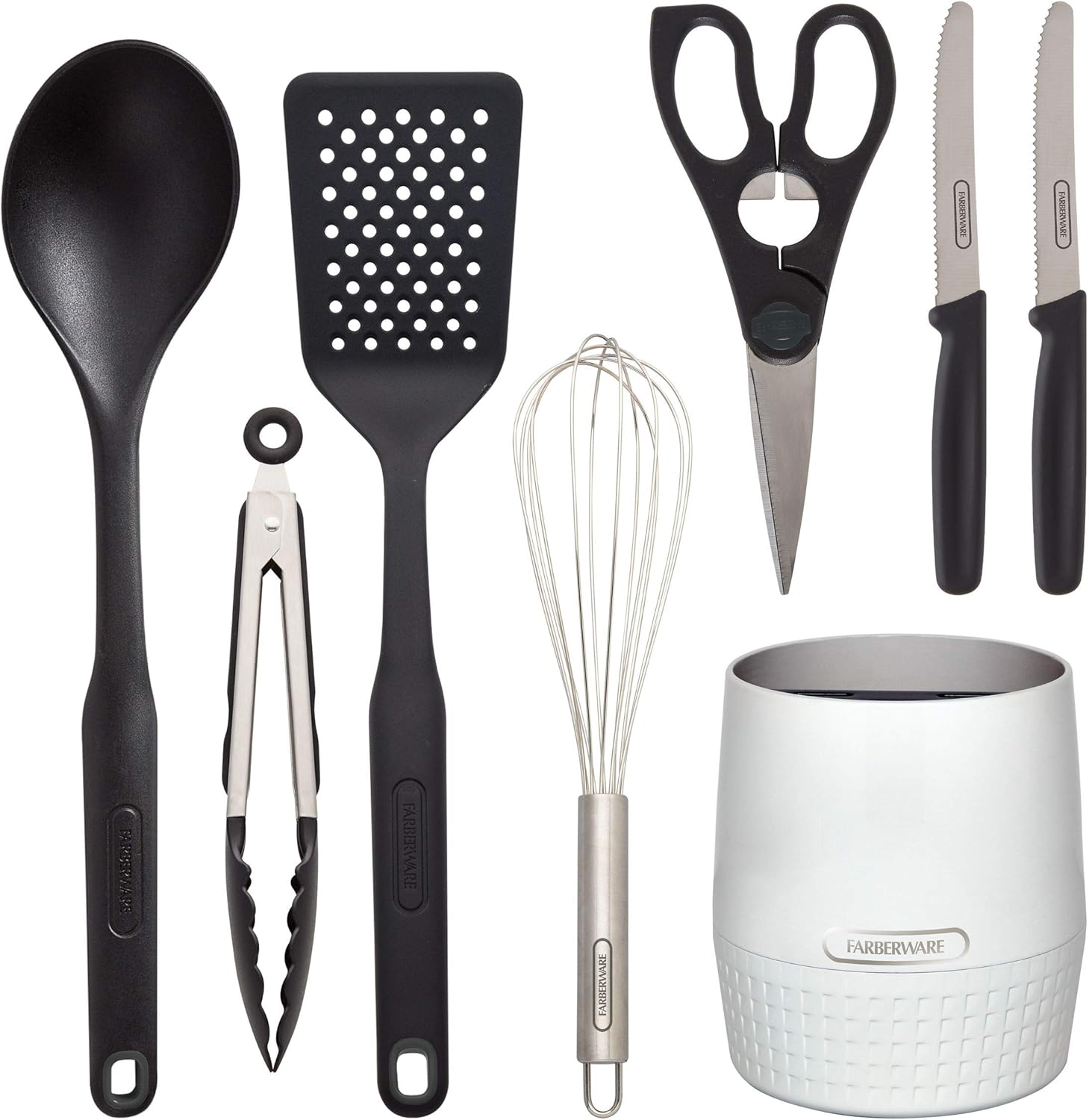 Classic Crock with Knife and Tool Holder