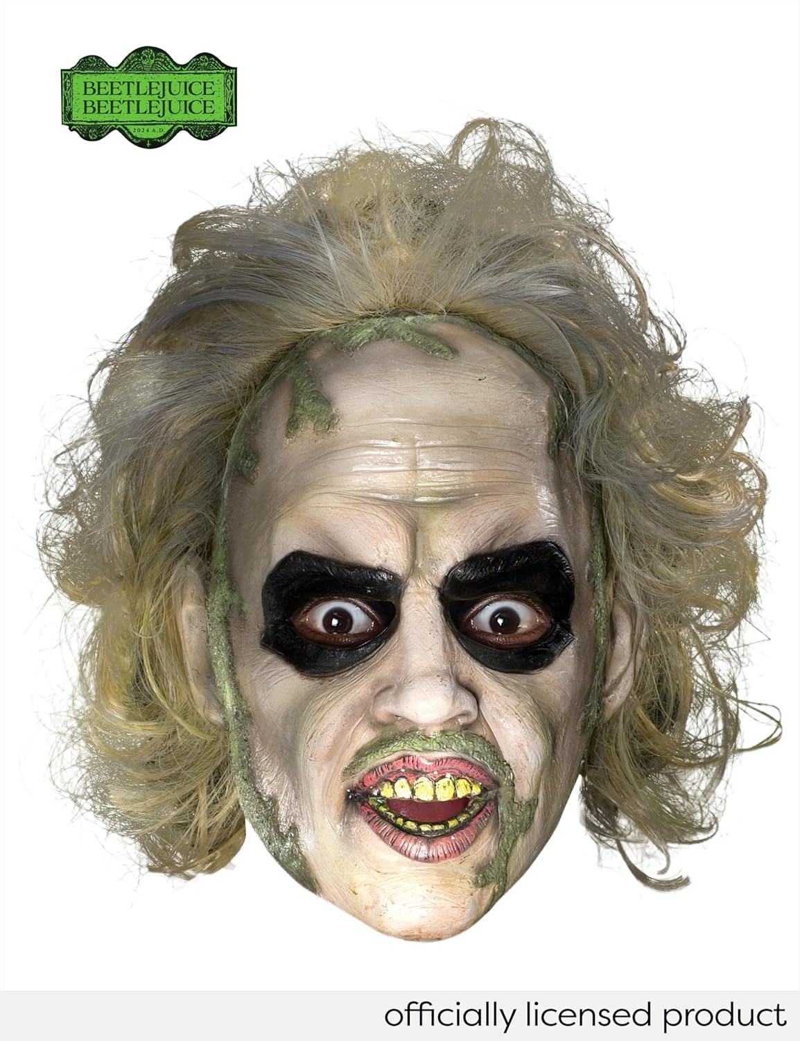 Beetlejuice 3/4 Mask with Hair