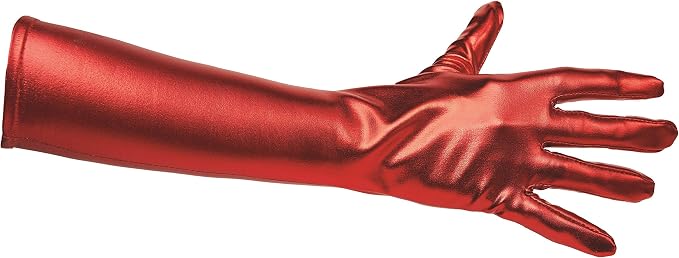 Guantes de satén negros