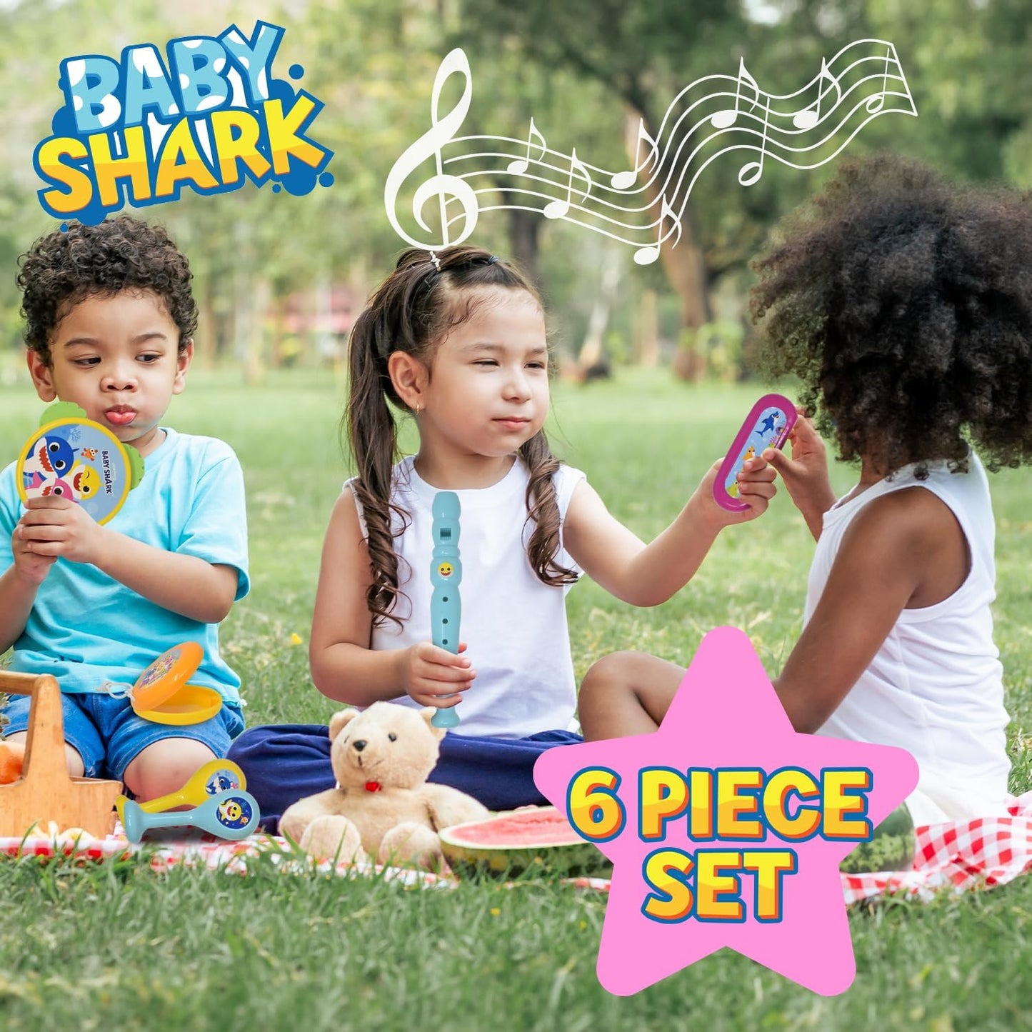 Baby Shark 6pc Instruments