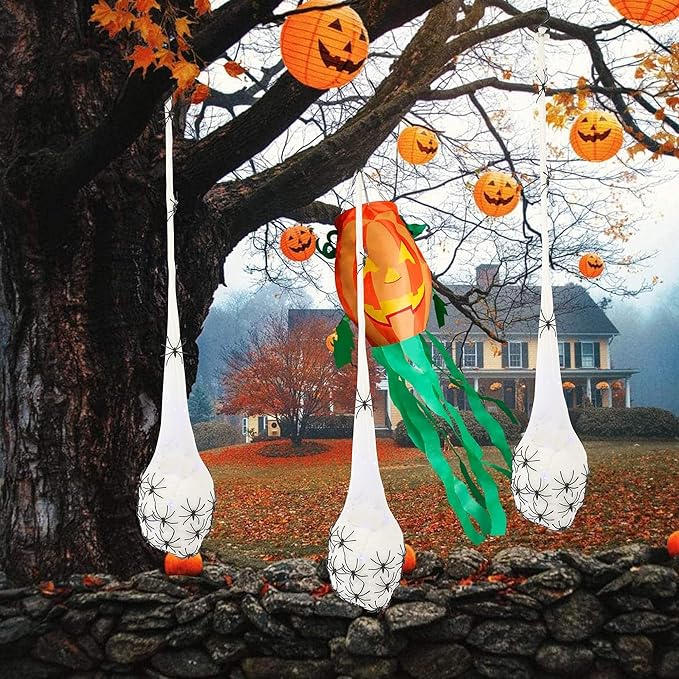 HANGING SPIDER EGG SACKS 3.2'
