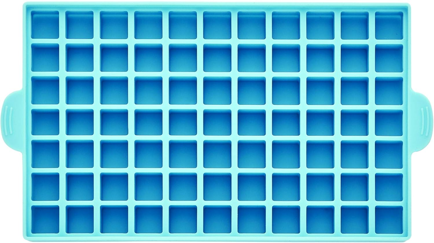 Pro Silicone Ice Cube Trays with Lid, 4-Piece, Blue