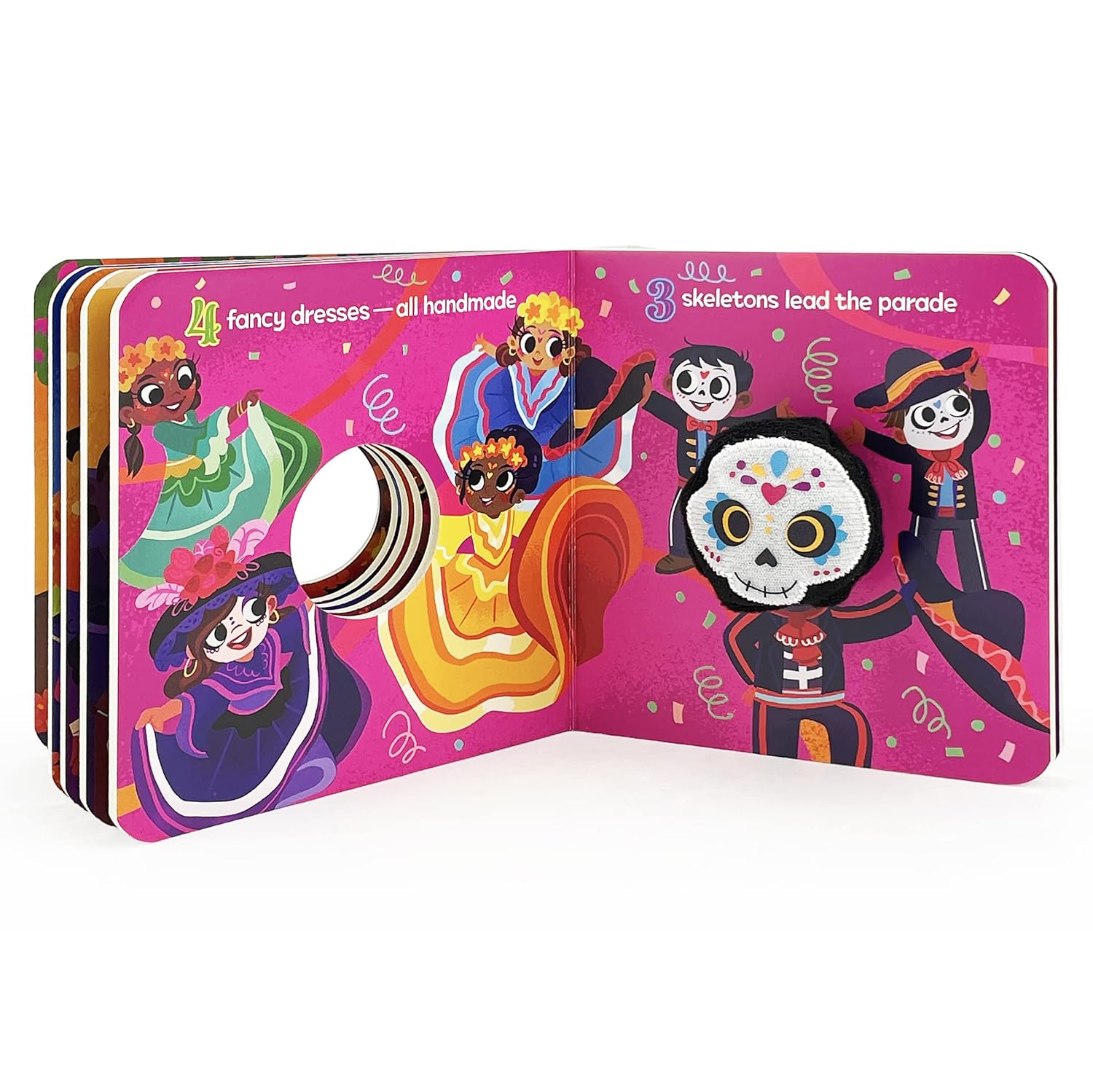 Día de los Muertos Toy Pupper Book
