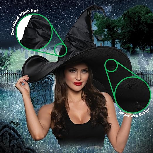 Jumbo Curved Witch Hat