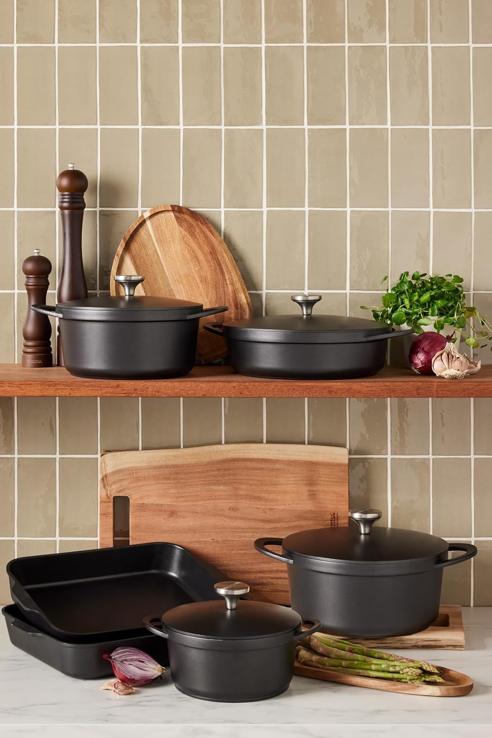 Non-Stick Casserole Black 28 cm
