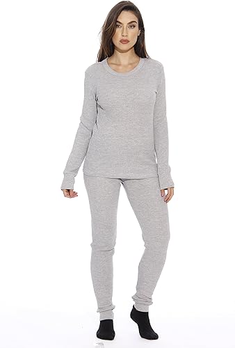 2PC Ladies thermal set Grey