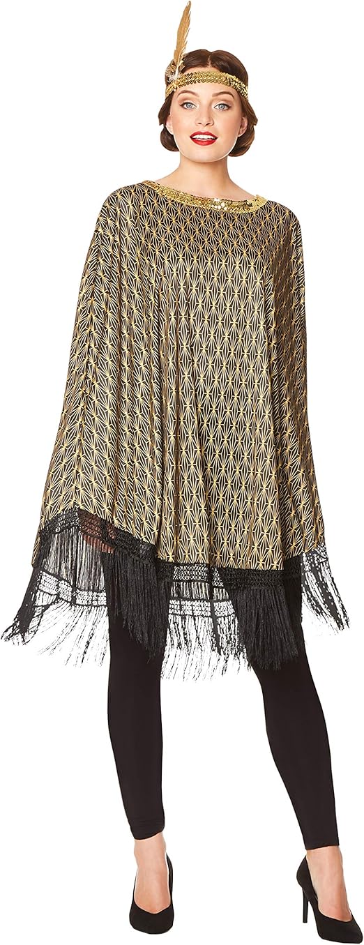20s Flapper Poncho