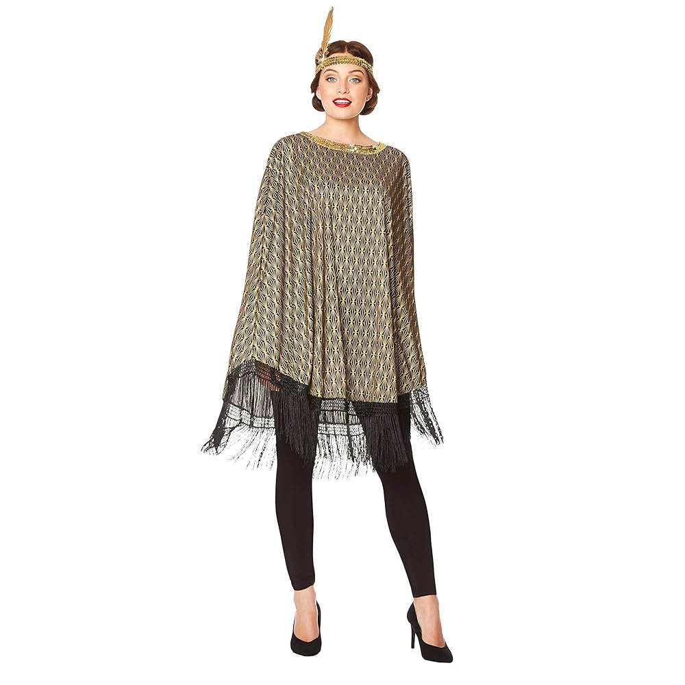20s Flapper Poncho